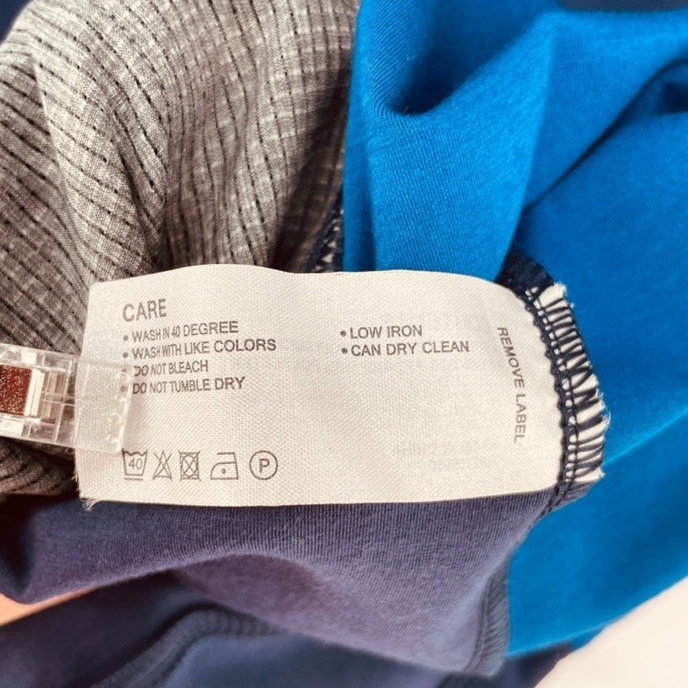 Greyson Sequoia Full Zip Jacket Blue S Logo Tennis Golf Retro Colorblock Preppy - Picture 12 of 14